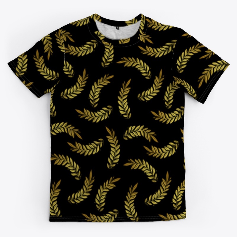 Black and Gold Feathers