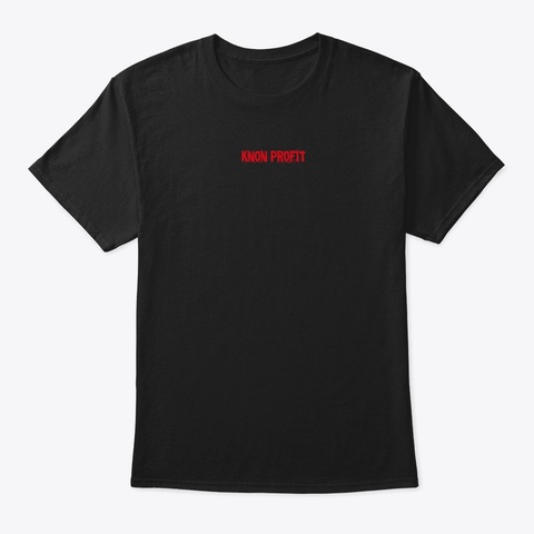 Knon Profit Ski Demon Black áo T-Shirt Front