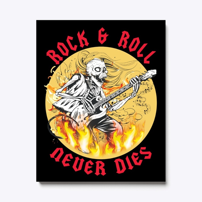 Rock And Roll Never Dies Black Shirt