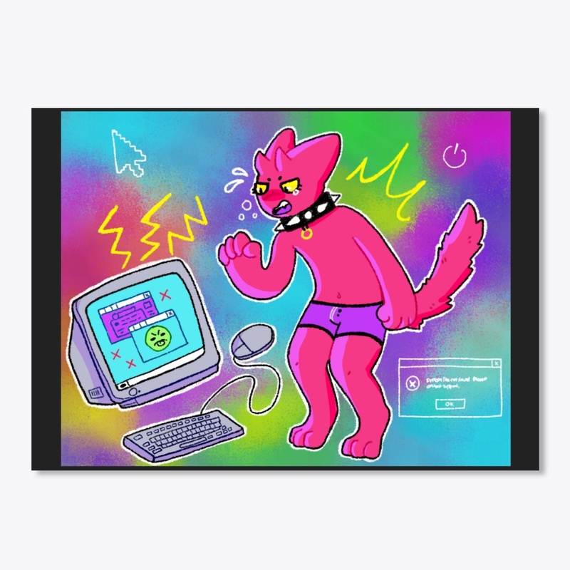 computer trouble color