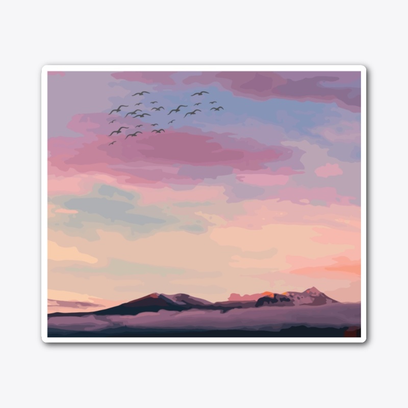 Sunset On The Mountain
