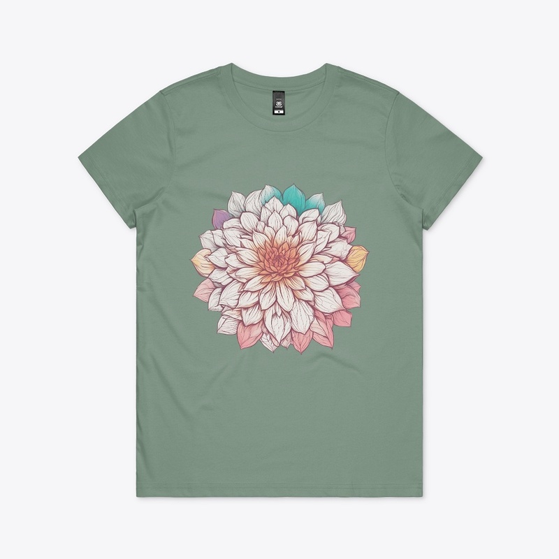 Colorful Dahlia Bloom Flower