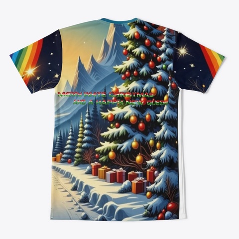 Riders Holiday Slang White T-Shirt Back