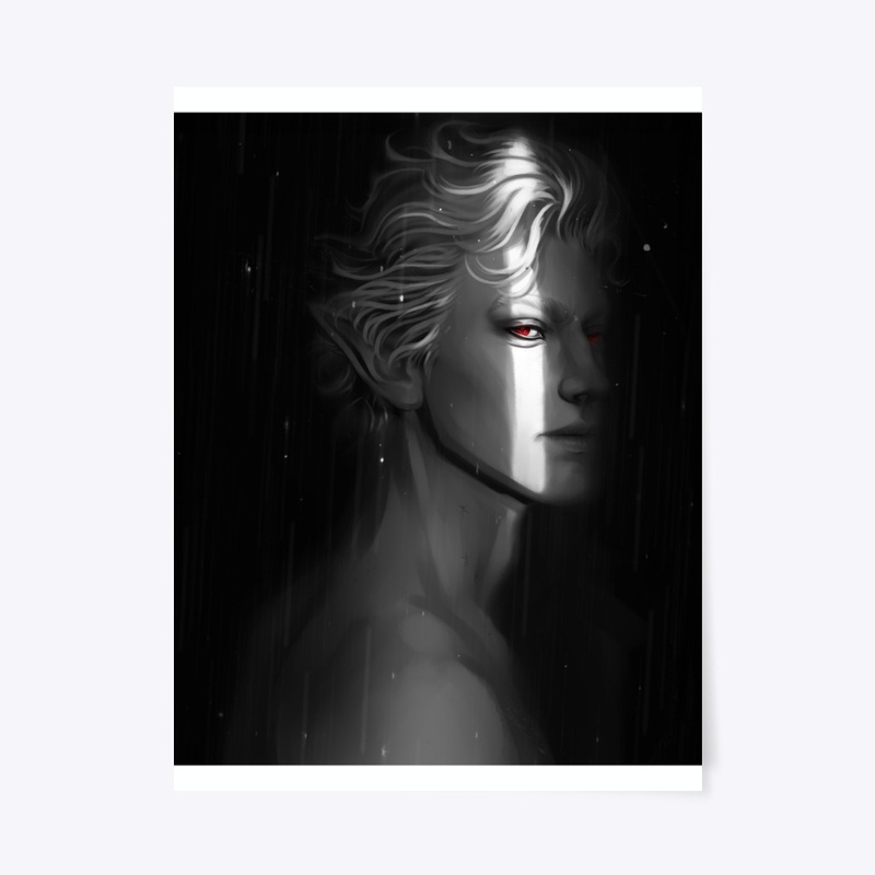 Black and white