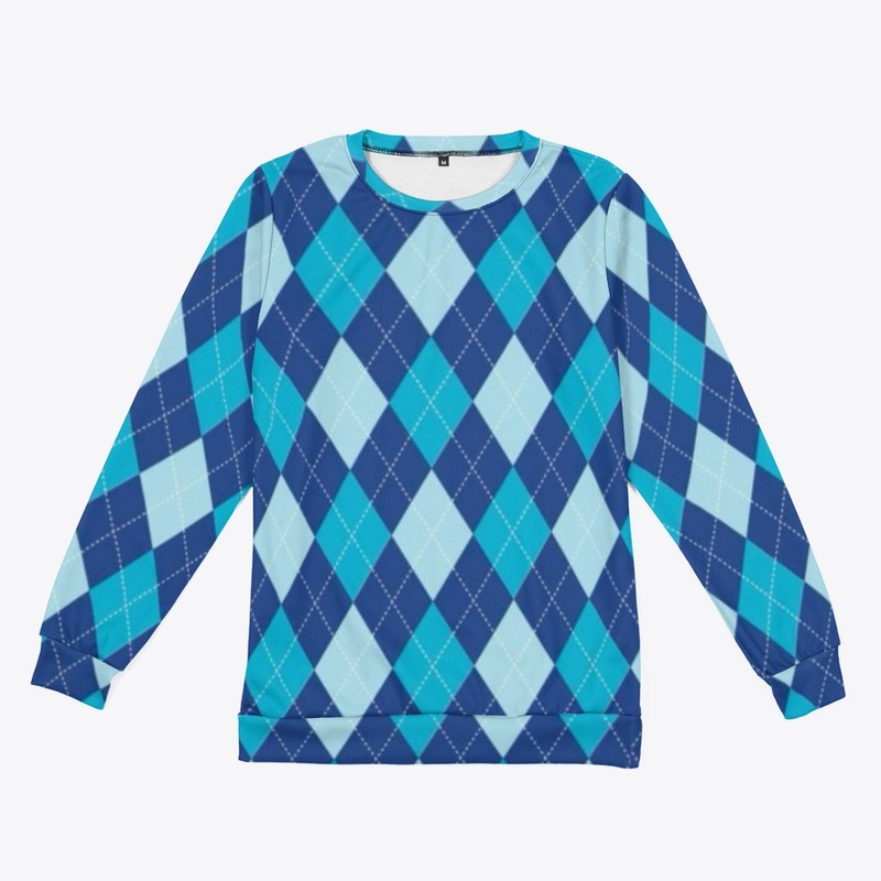 Dynamic Mix of Blue Hues,