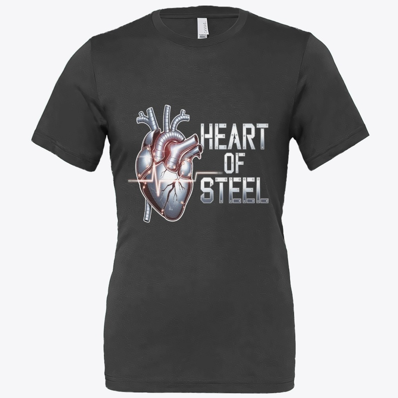 A T-shirt design featuring a stylized,