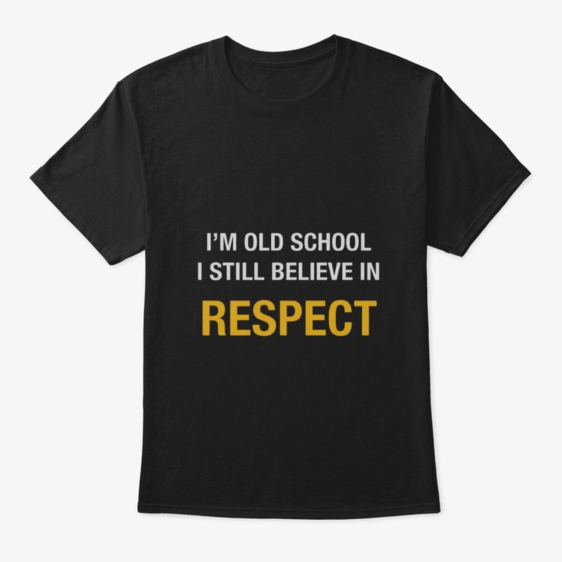 i am old School - t-shirt design