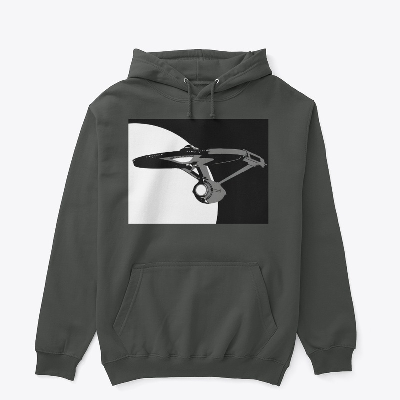 TREK FAN DESIGN STARSHIP ORBIT HOODIE 