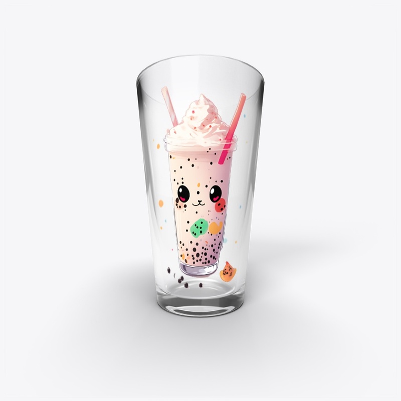 cute boba milk drink