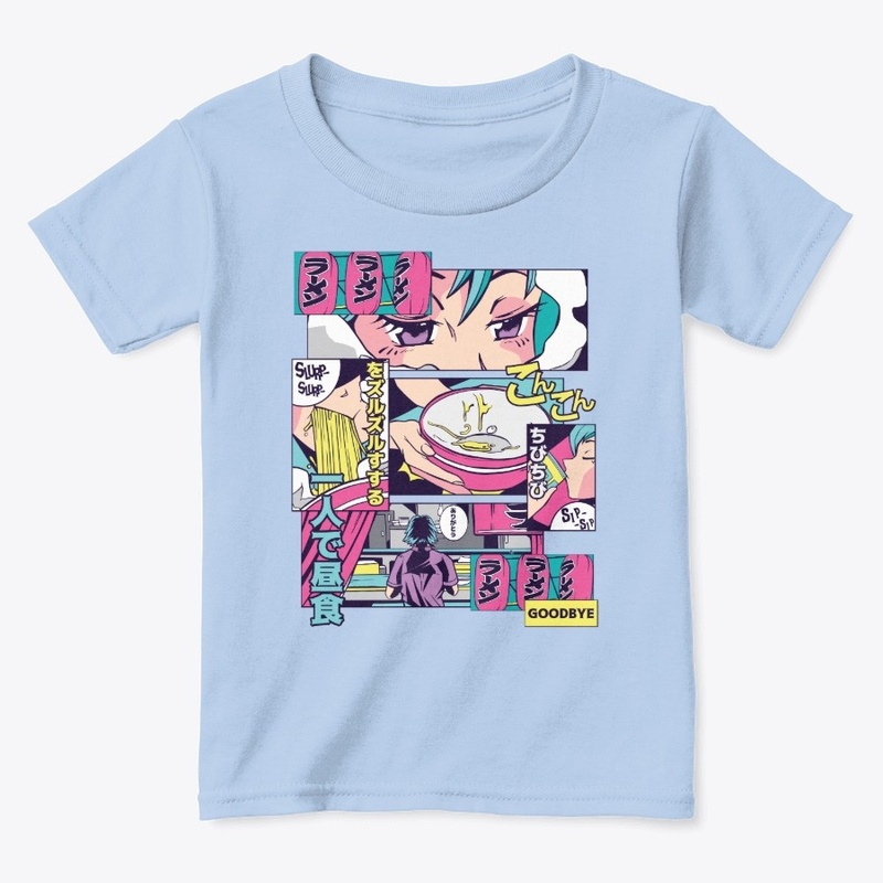 Anime Vaporwave Ramen Shop