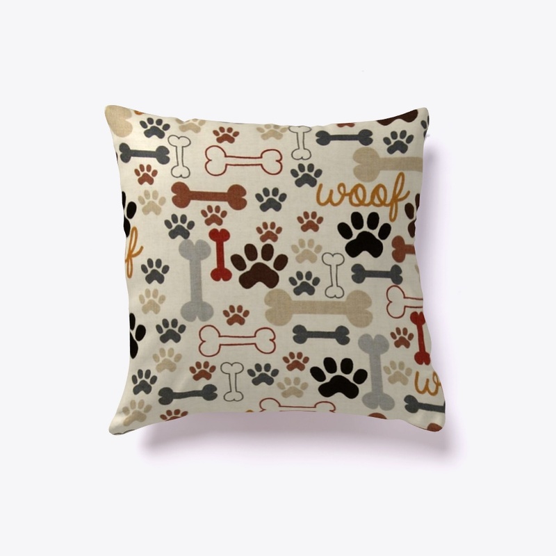 Dog Bones and Paw Prints Christmas