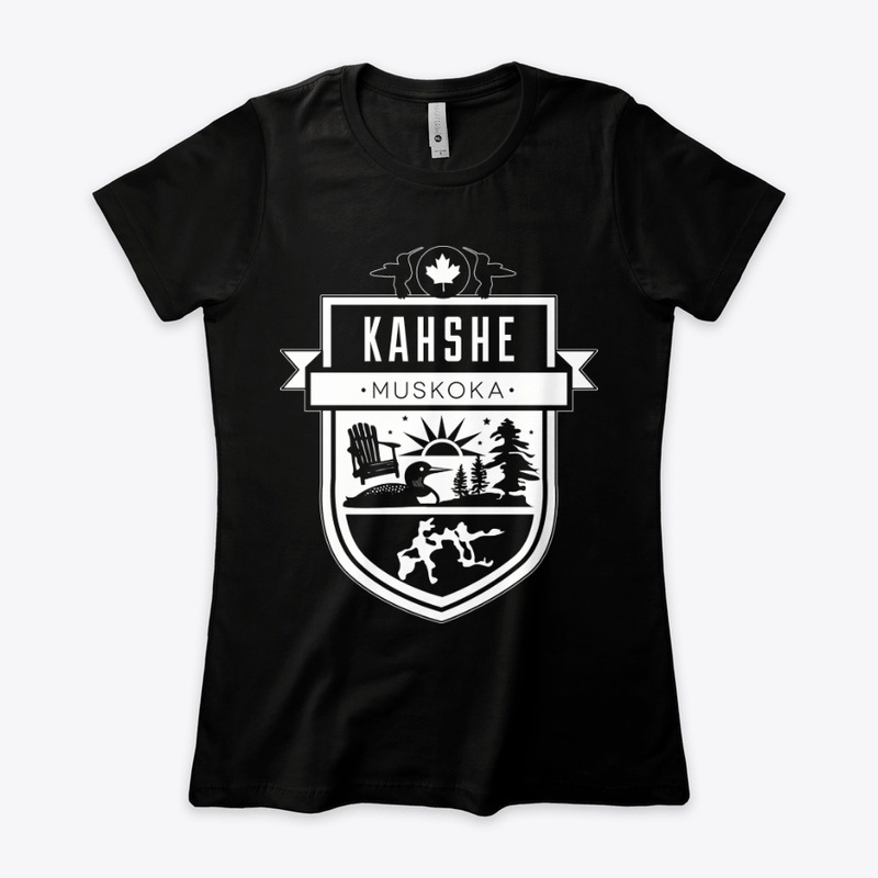 Kahshe Crest - White and Black