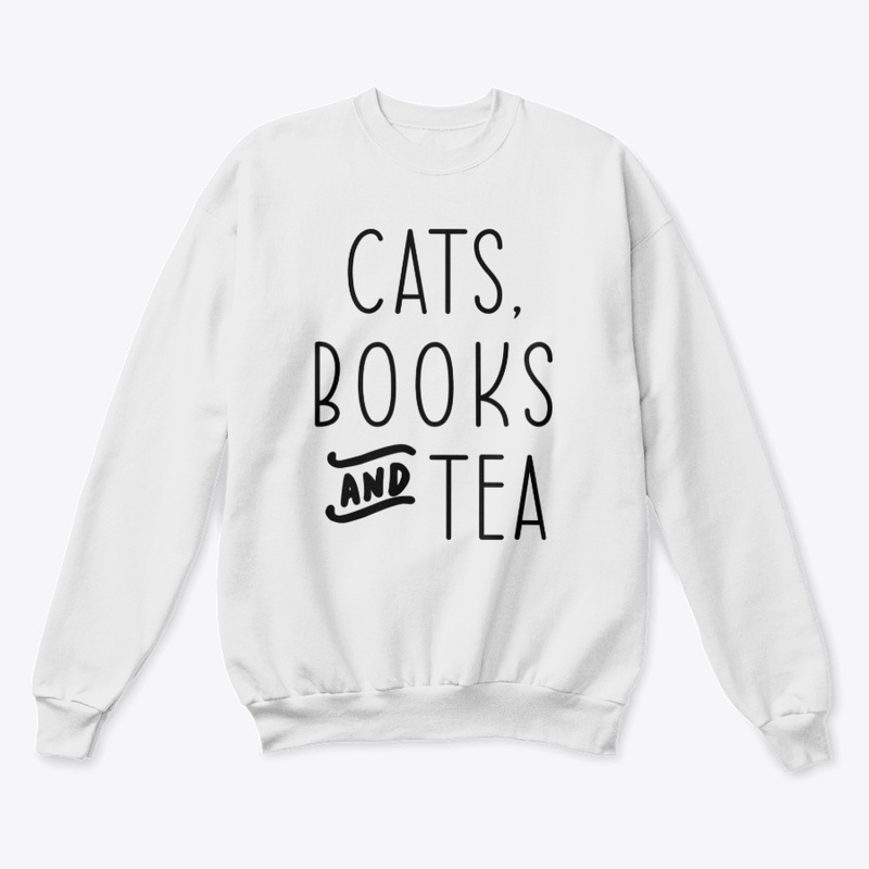Cats, books and tea Print