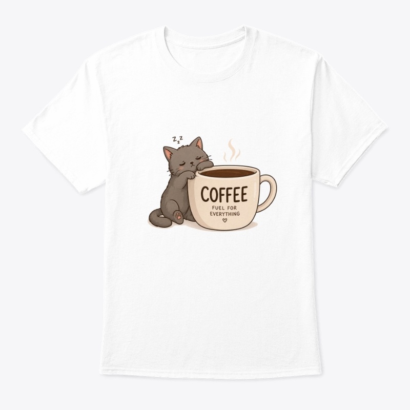 Coffee Fuel For Everything Cute Cat