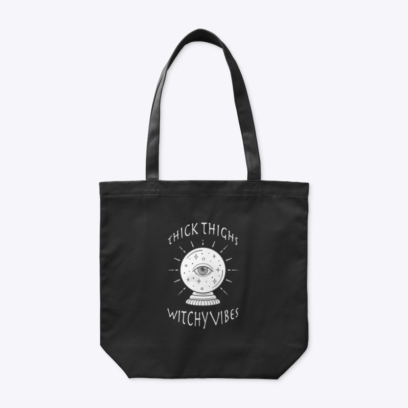 Witchy vibes white text
