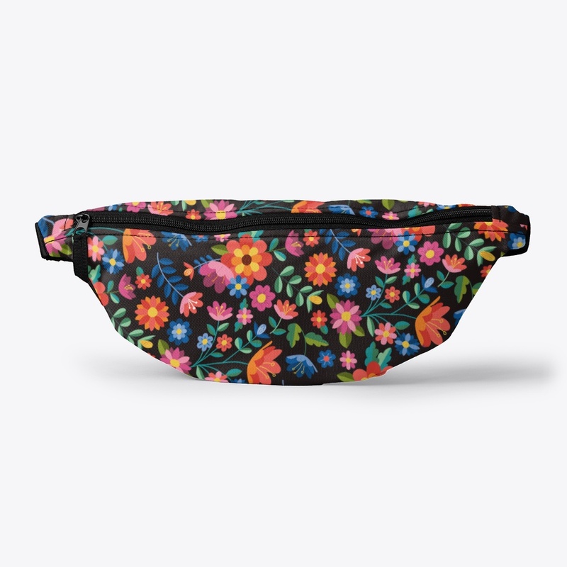 fanny pack flowers design