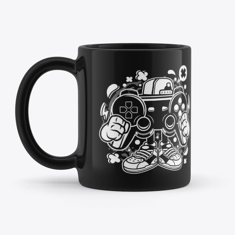 Black Gamer Mug