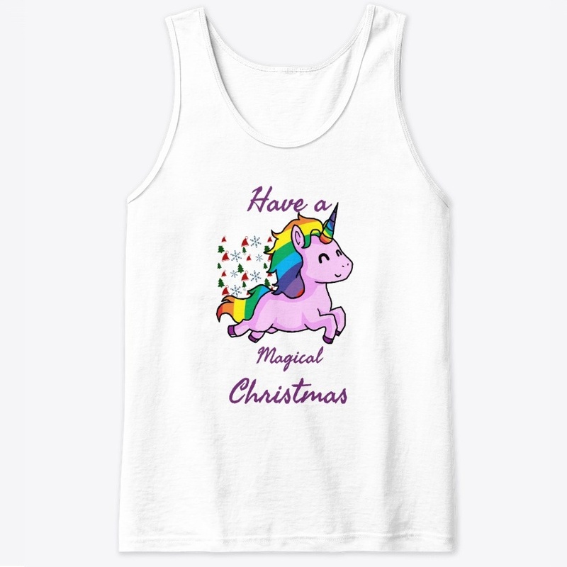 Unicorn Rainbow Magical Christmas