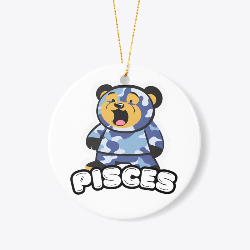 369 Blue Camo Bear-Pisces