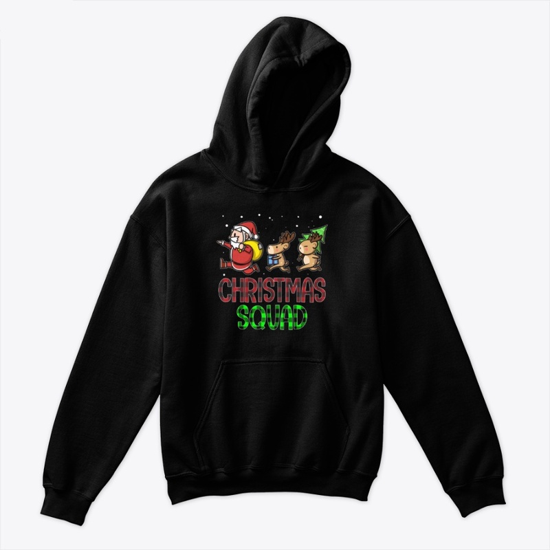 Funny Christmas Squad Santa Reindeer Kid