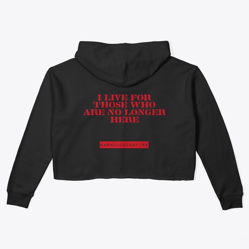Prayers up Crop Hoodie