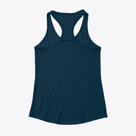 Game Face Tennis/Athletic Tank Top Midnight Navy T-Shirt Back