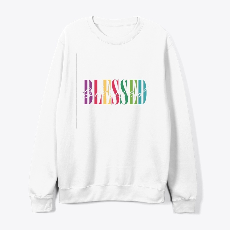 The "Blessed" t-shirt design 
