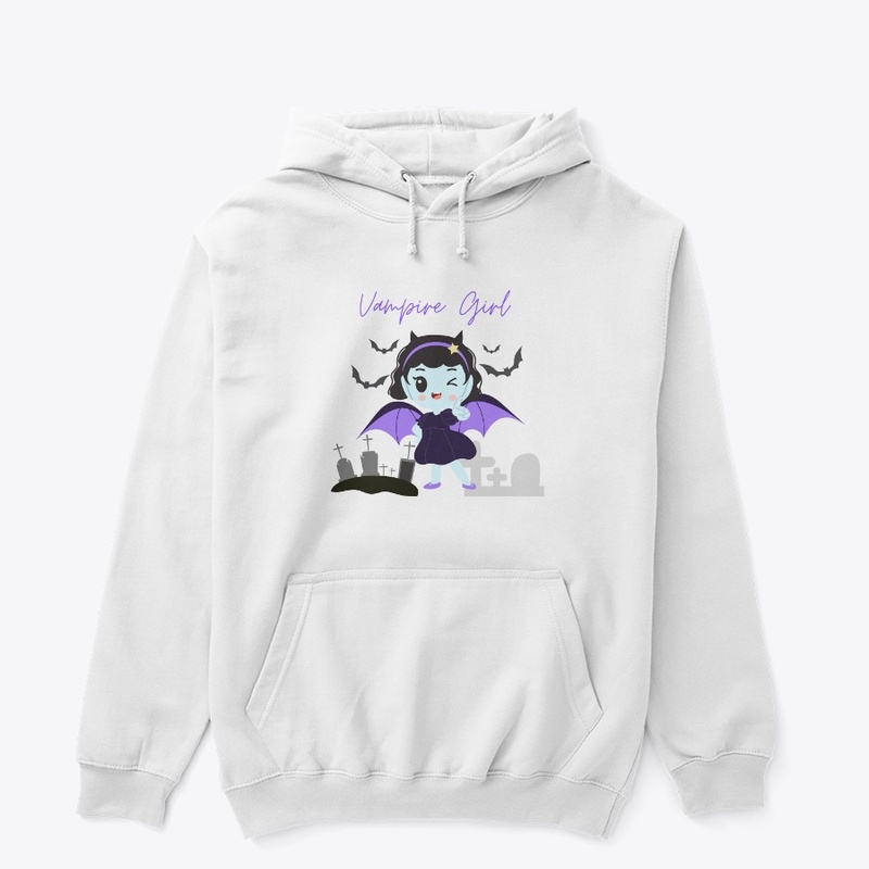 Vampire Girl In Graveyard