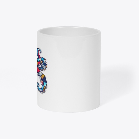 Branzilla Mug   Art Capsule White T-Shirt Right