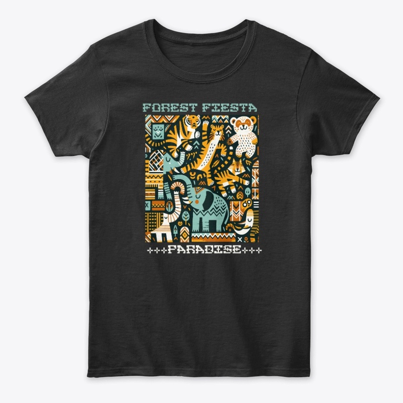 Cute Animal Forest Fiesta Paradise Merch