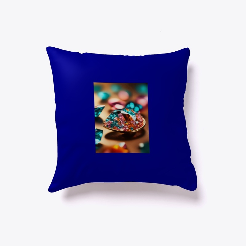 Diamonds design at indoor pillow