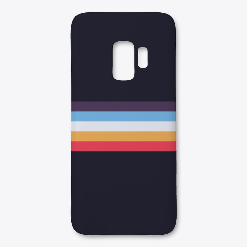 Ujisato Abstract Colorful Retro Stripes