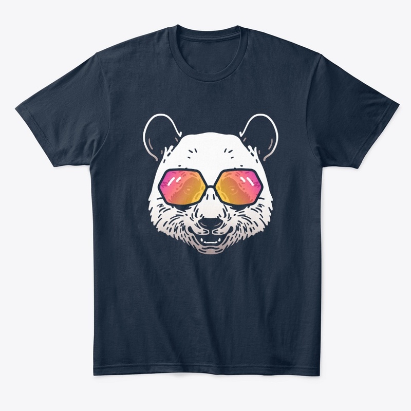 Cute Panda in Sunglasses (Colored+sg02)