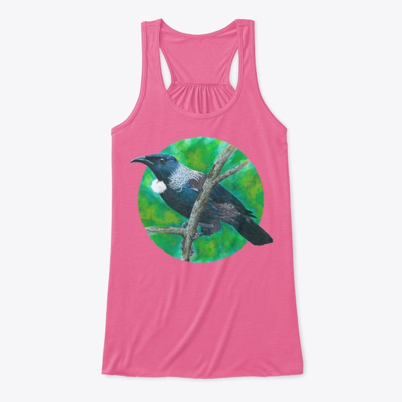 New Zealand Tui - Painting in acrylic