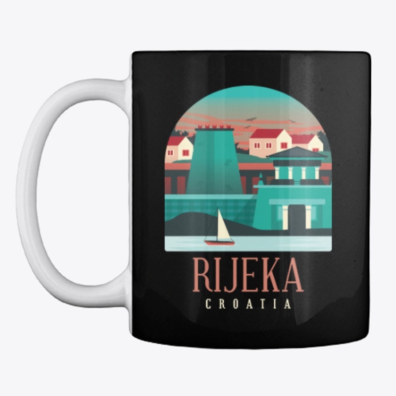 Croatia Skyline Rijeka Souvenir Gift