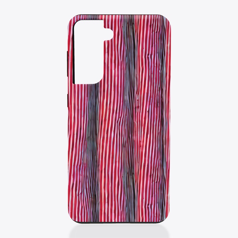 3D Red and white lines 