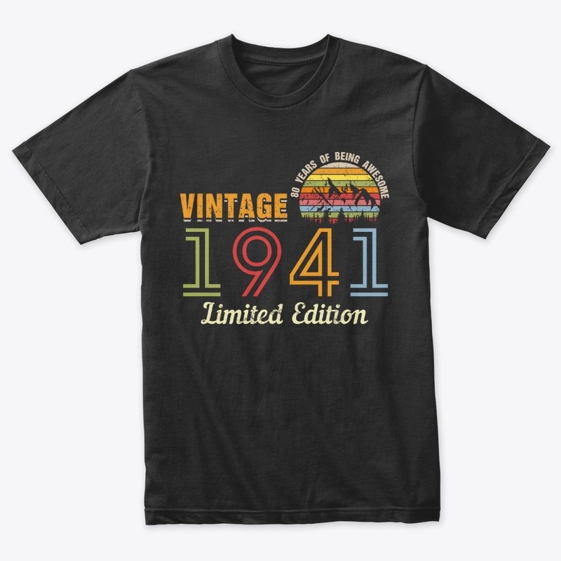 80 Year Old Vintage 1941 Limited Edition