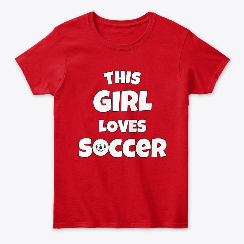 This girl loves soccer