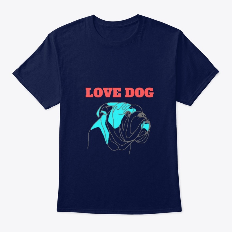 i love dog t shirt design 
