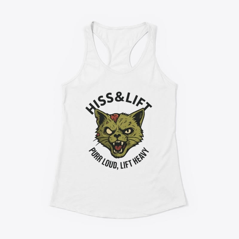 Hiss & Lift: Zombie Cat Lift Heavy Tee