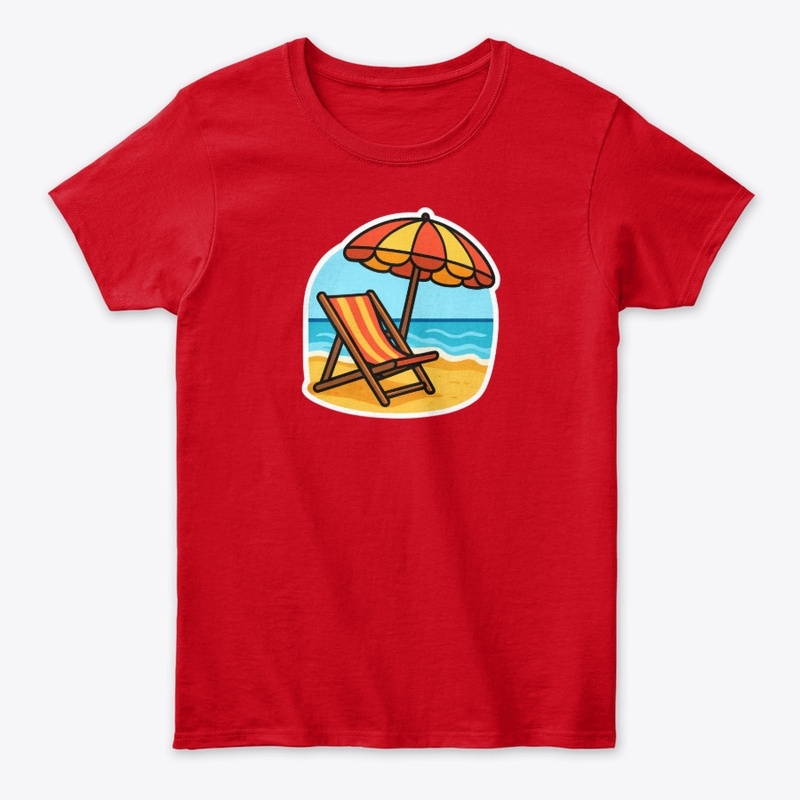 Relaxing Beach Day Sticker