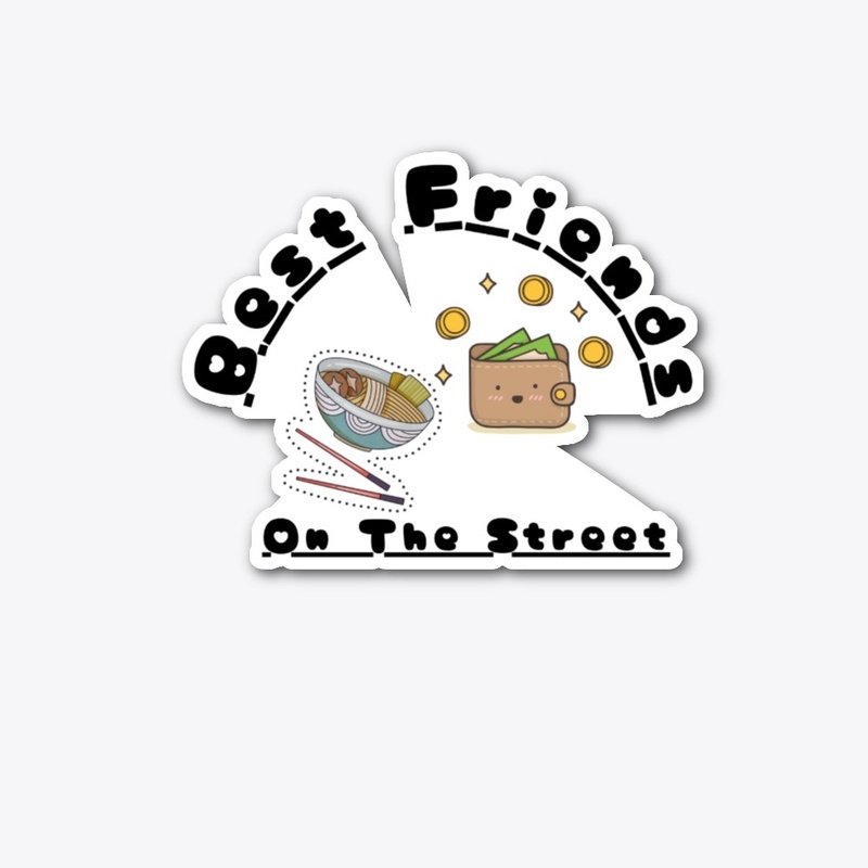 Best friends on the street