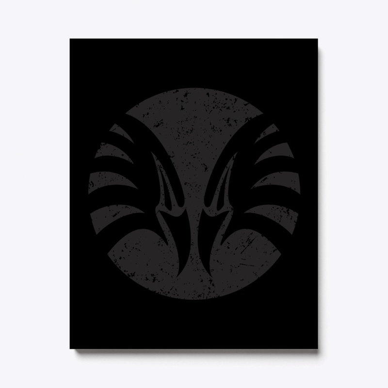 Eagle Heads, black circle