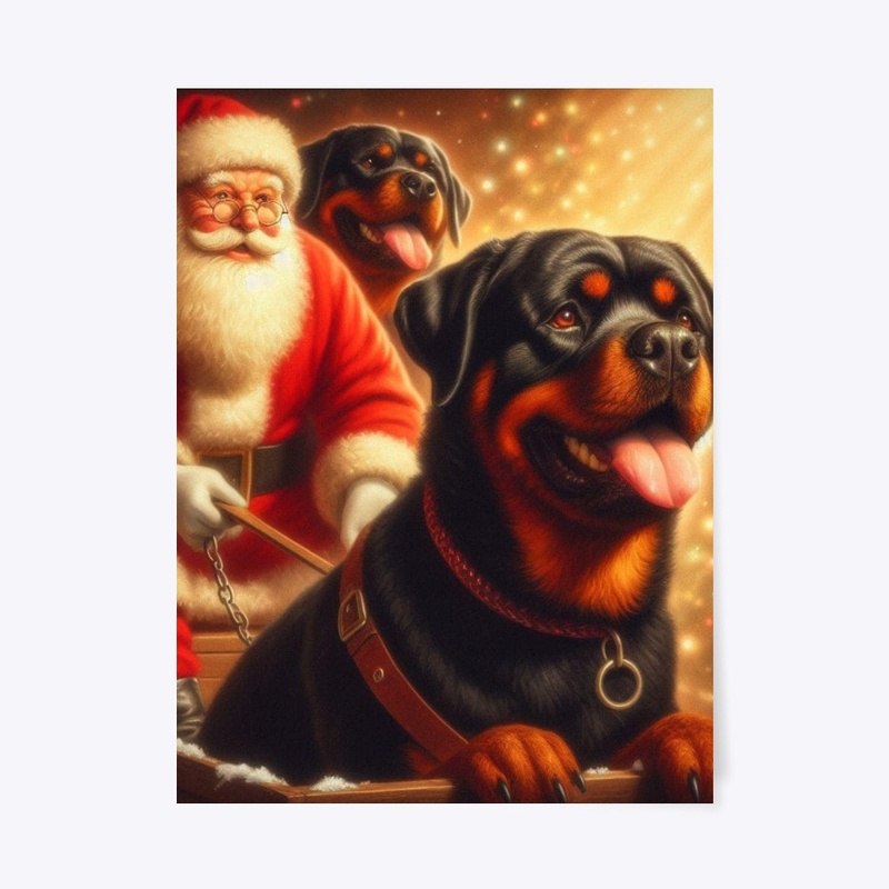 Rottweilers Santa