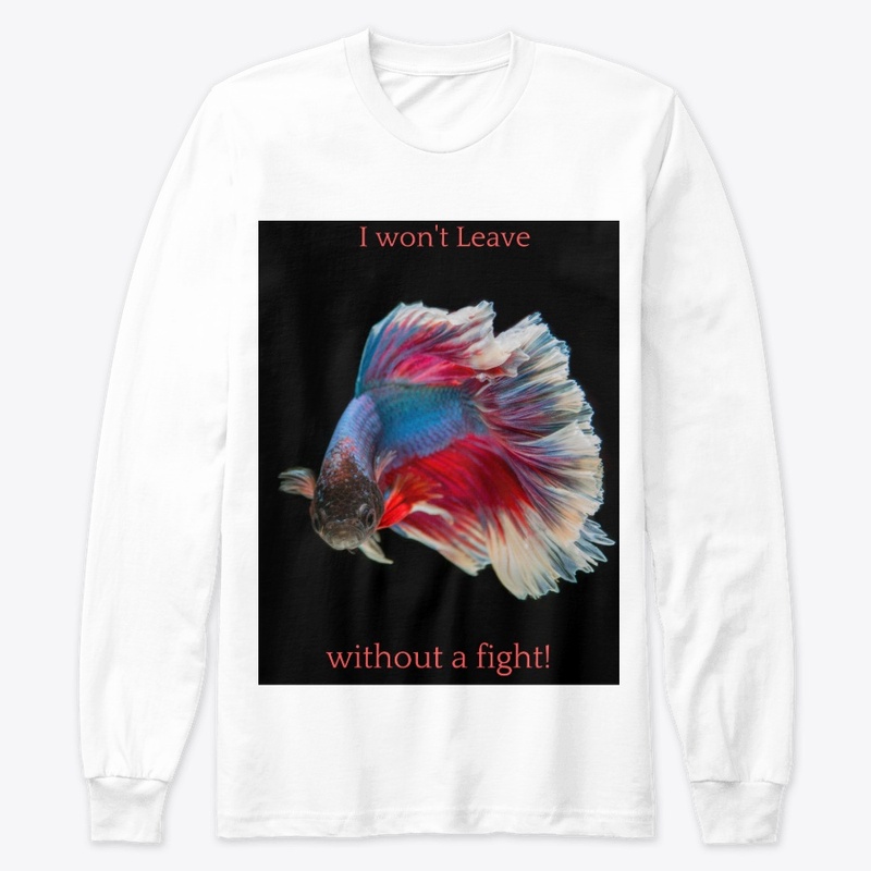 betta on t-shirt, shirt, and accessories