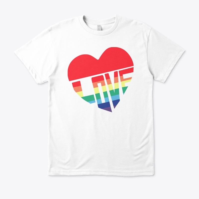 LGBTQ Pride Love Rainbow Heart 2020