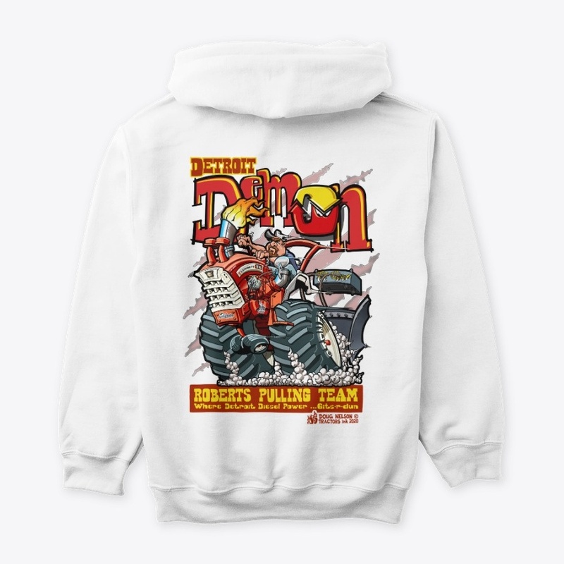 Cockshutt 1950 Double Sided White Hoodie