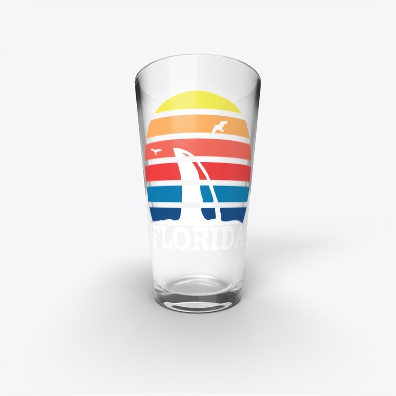  Retro Sunset Beach Scene Tops & Tees,