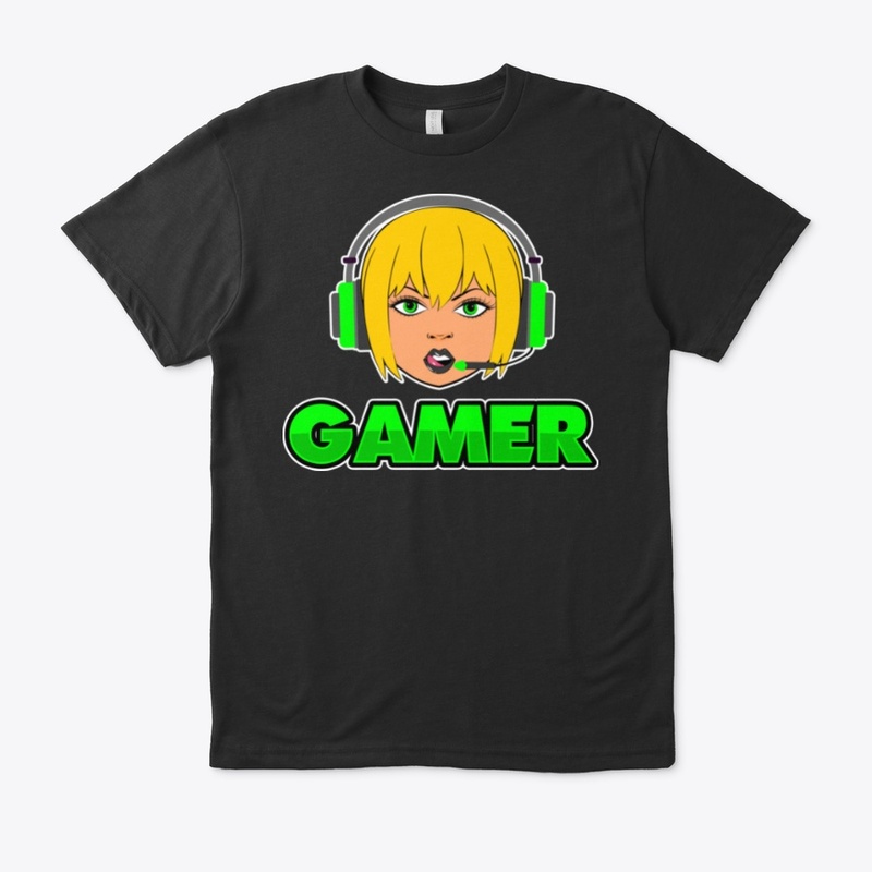Blonde Gamer Girl