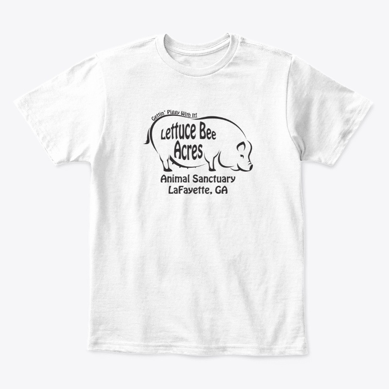 Lettuce Bee Acres Pig in Black